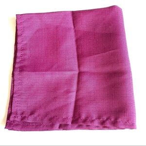 Eggplant Purple Cloth Fabric Square Napkins Set of 25, 18”x18”